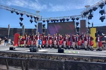 Carrera de Tacones del Carnaval de Telde 2023/TA e Ildefonso Rodríguez.